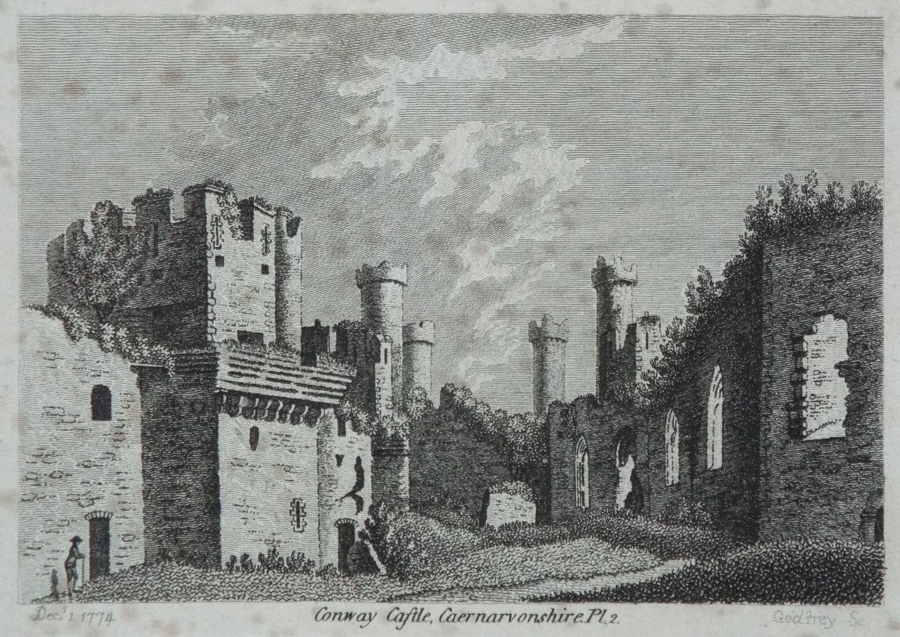 Print - Conway Castle, Caervarvonshire.Pl.2. - 