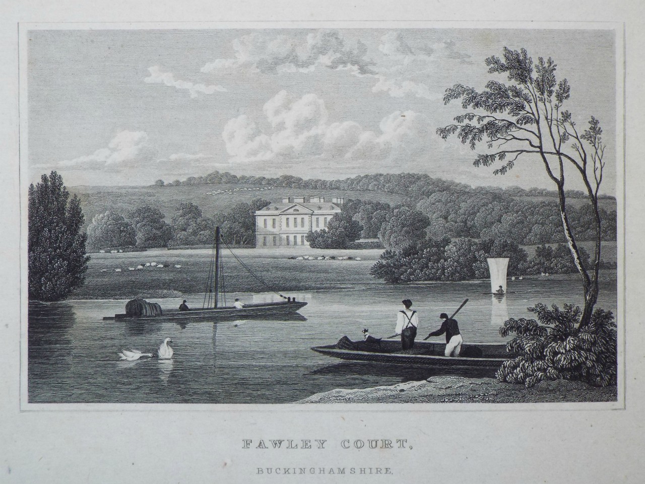 Print - Fawley Court, Buckinghamshire. - Greig