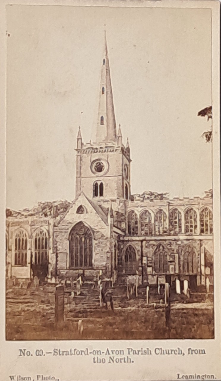 Photograph - Stratford-on-Avon Parish Church- Church, from the North.