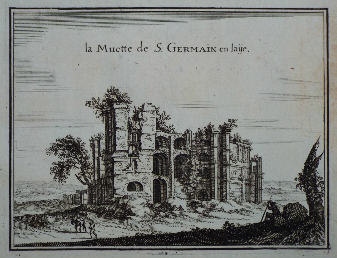 Print - La Muette de S: Germain en laye.