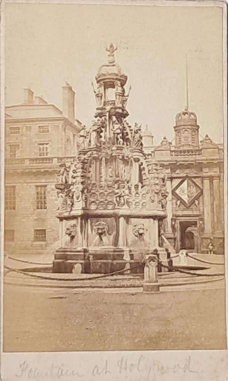 Photograph - Fountain at Holyrood Palace