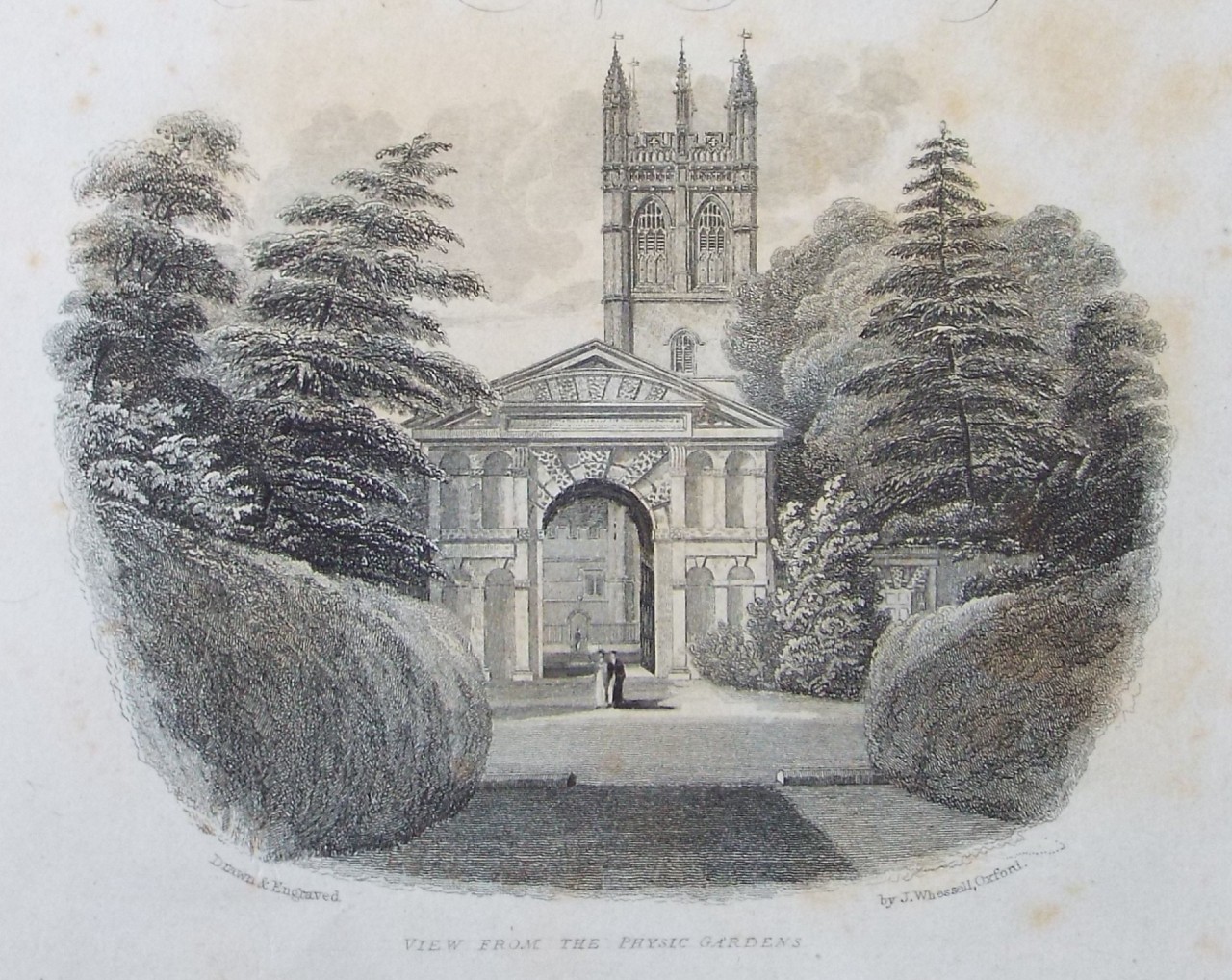 Print - View from the Physic Gardens - Whessell