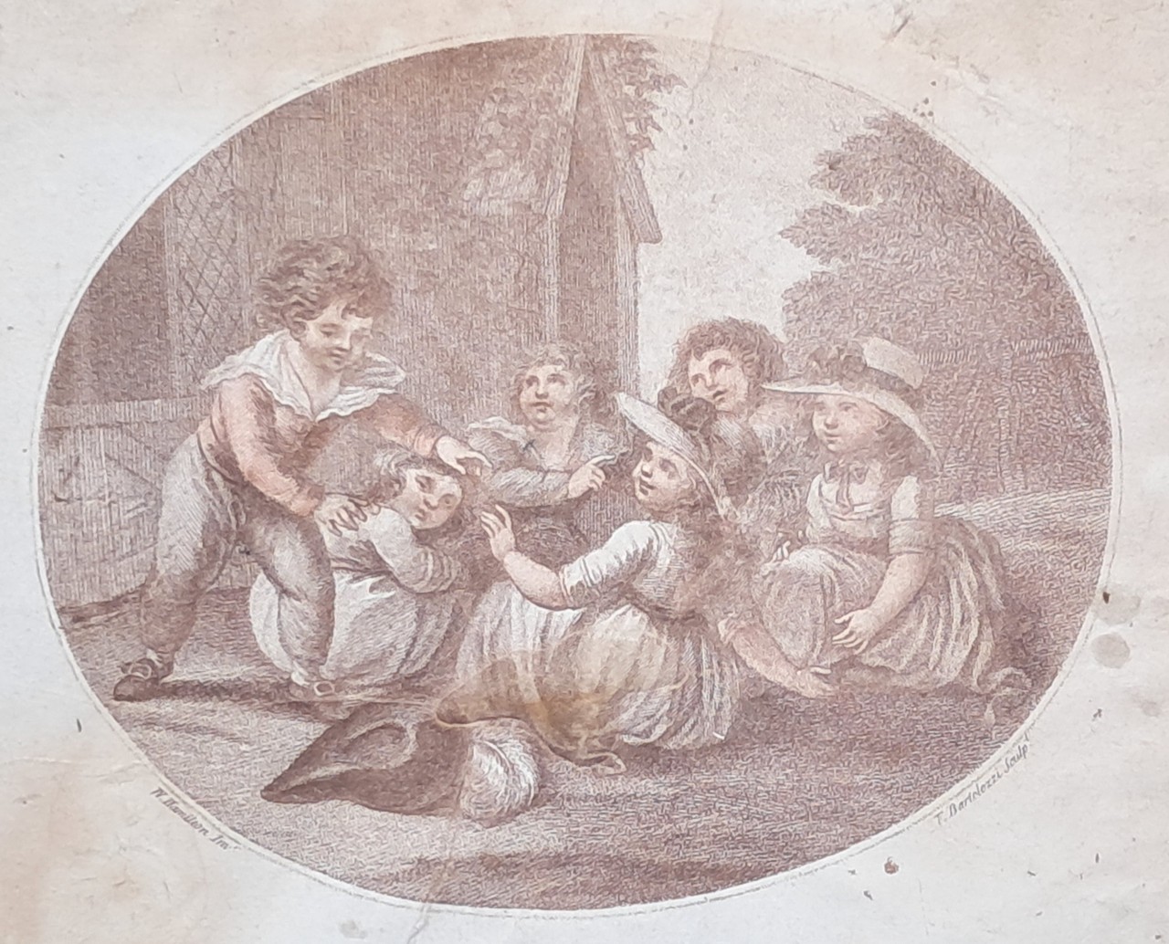 Print - Children playing