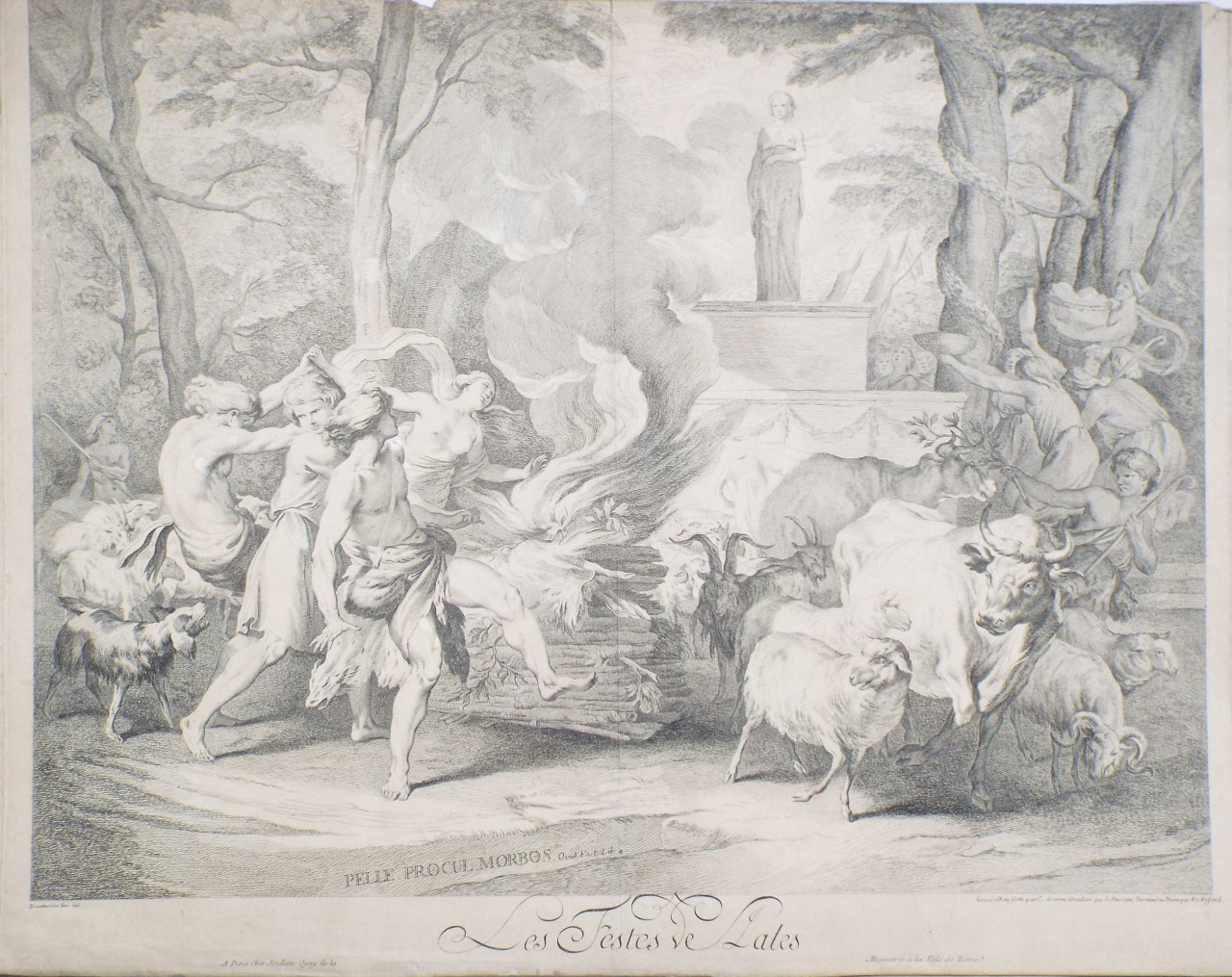 Etching - Le Festes de Pales - Fessard