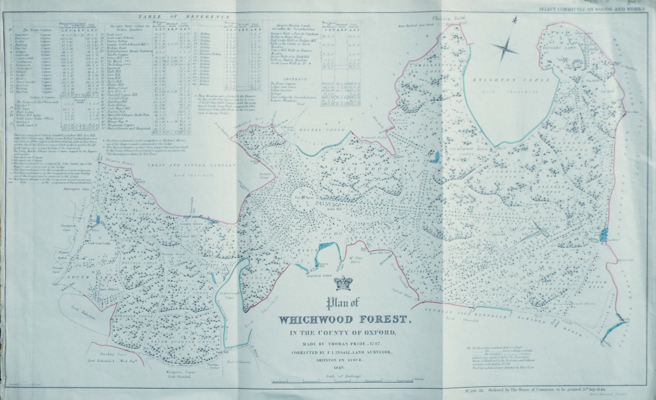 Map of Wychwood Forest
