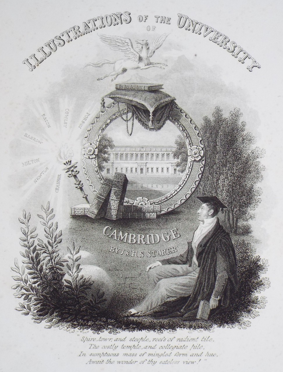 Print - Illustrations of the University of Cambridge - Storer