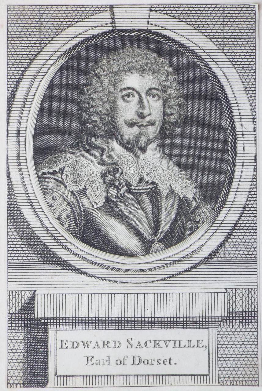 Print - Edward Sackville, Earl of Dorset.