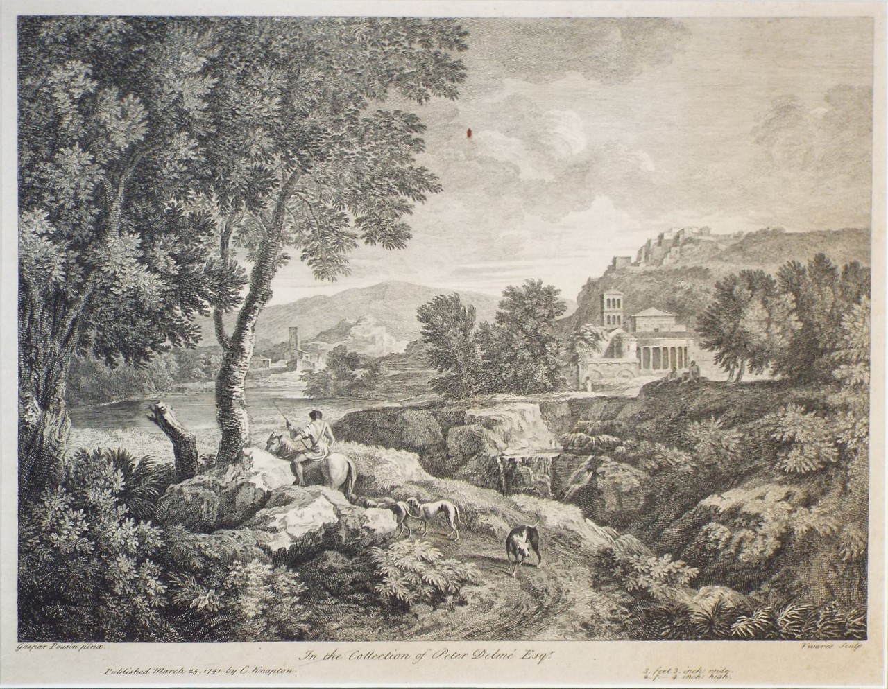 Print - Arcadian landscape - Vivares