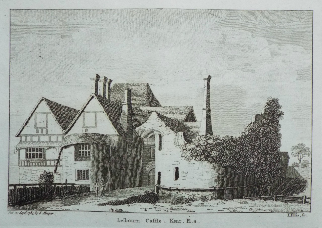 Print - Leiborn Castle, Kent. Pl.2. - Ellis