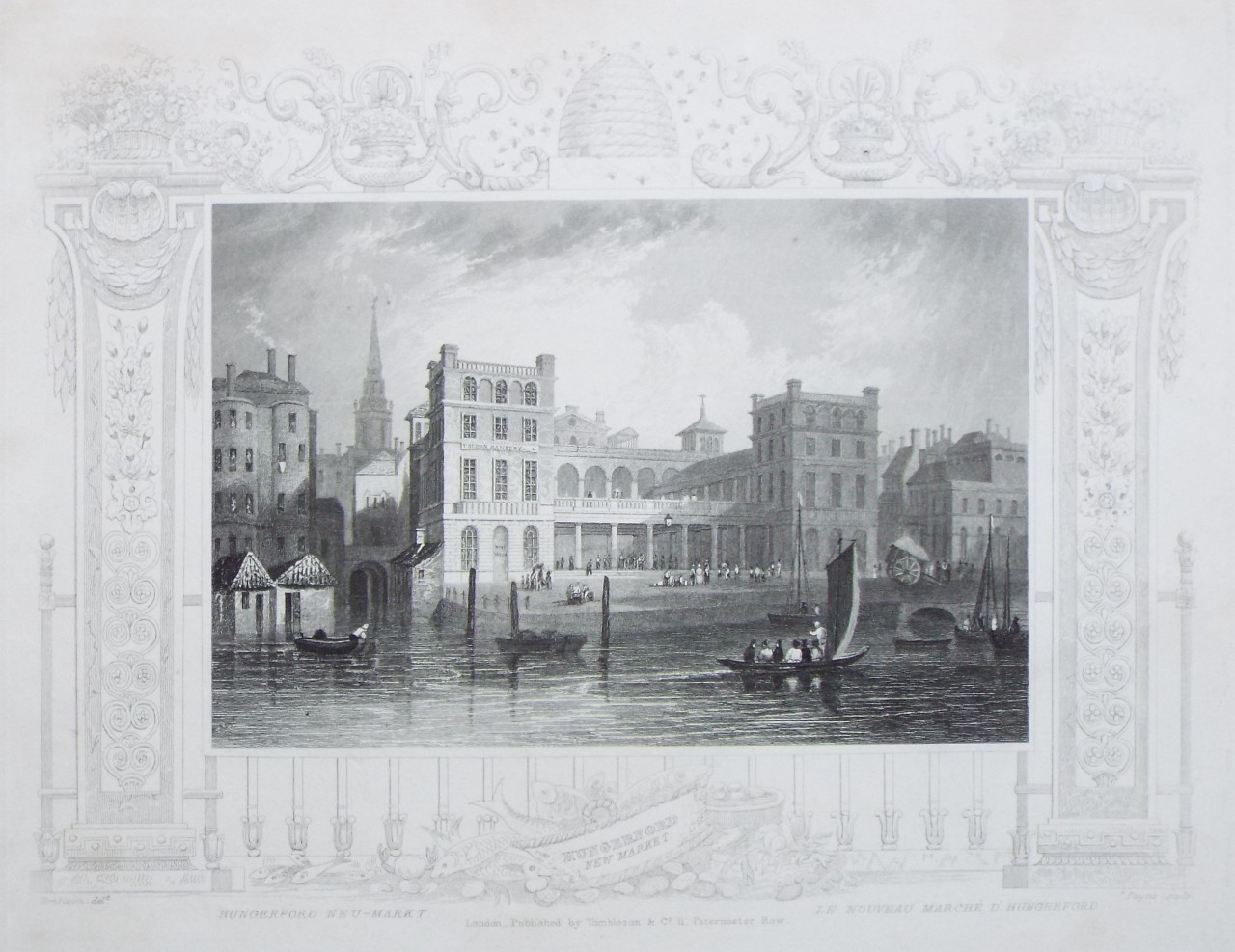 Print - Hungerford New Market. - 