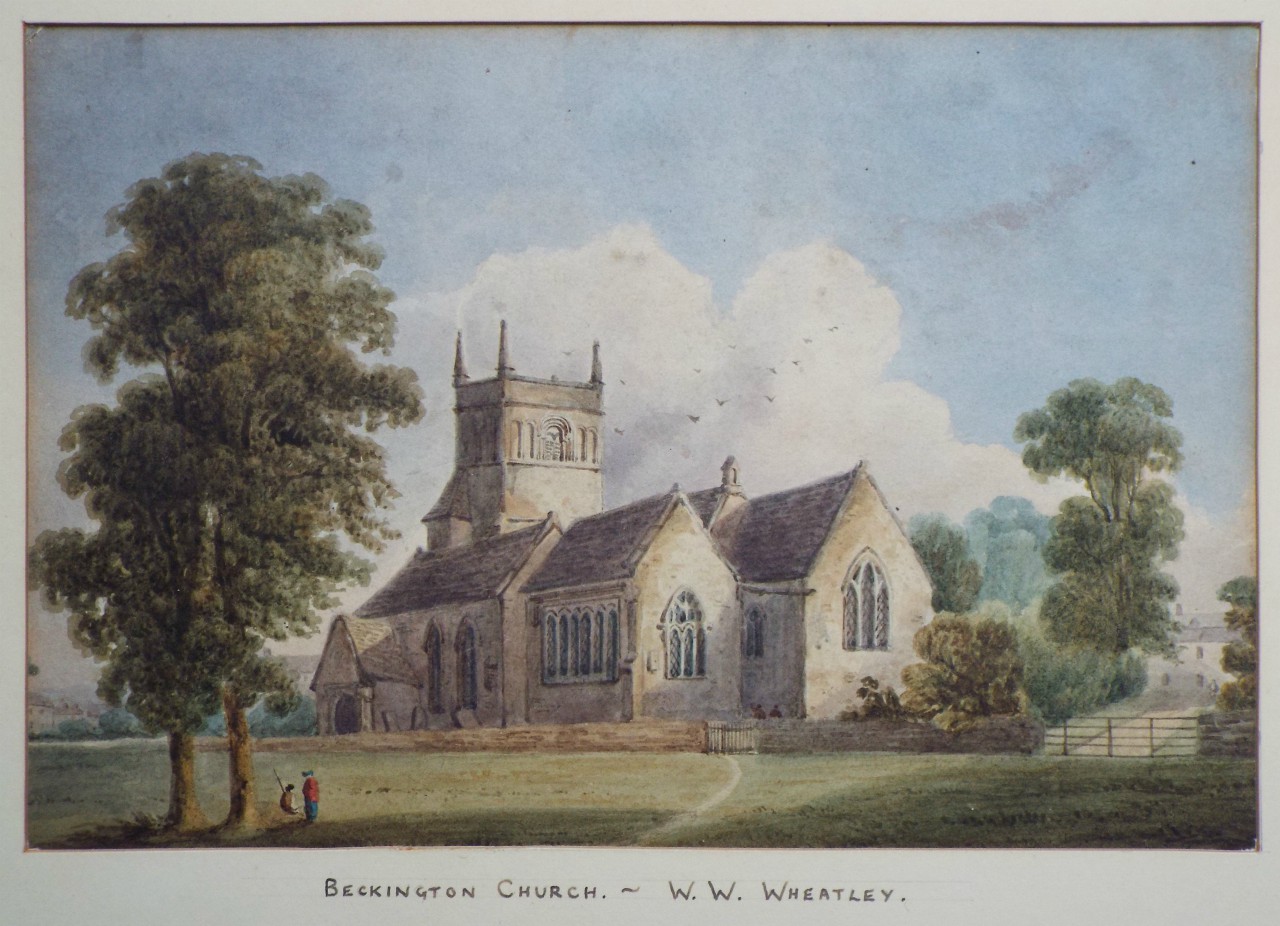 Watercolour - Beckington Church