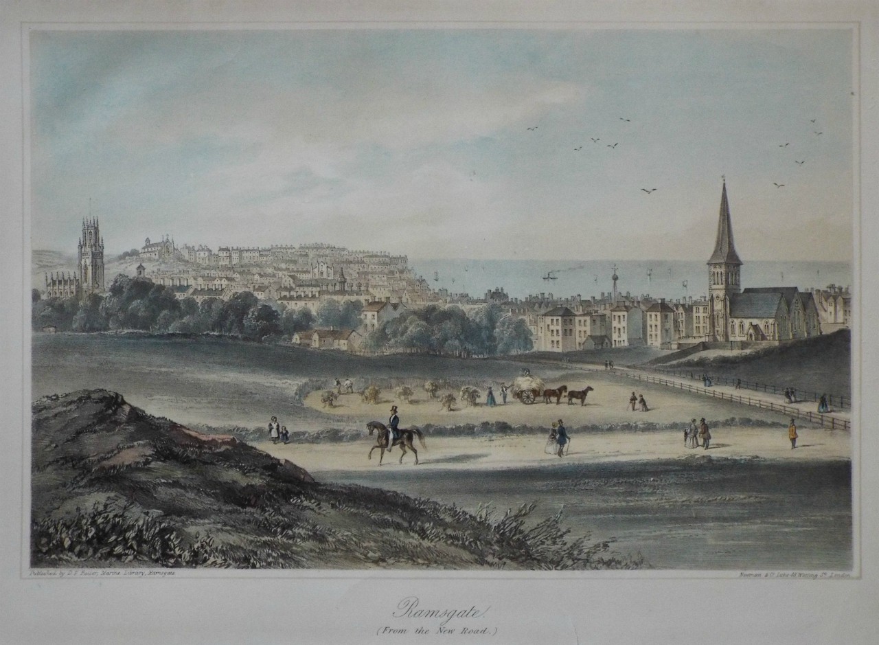 Lithograph - Ramsgate. (From the New Road.)