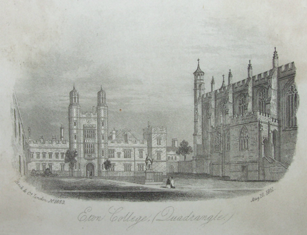 Steel Vignette - Eton College (Quadrangle) - Rock