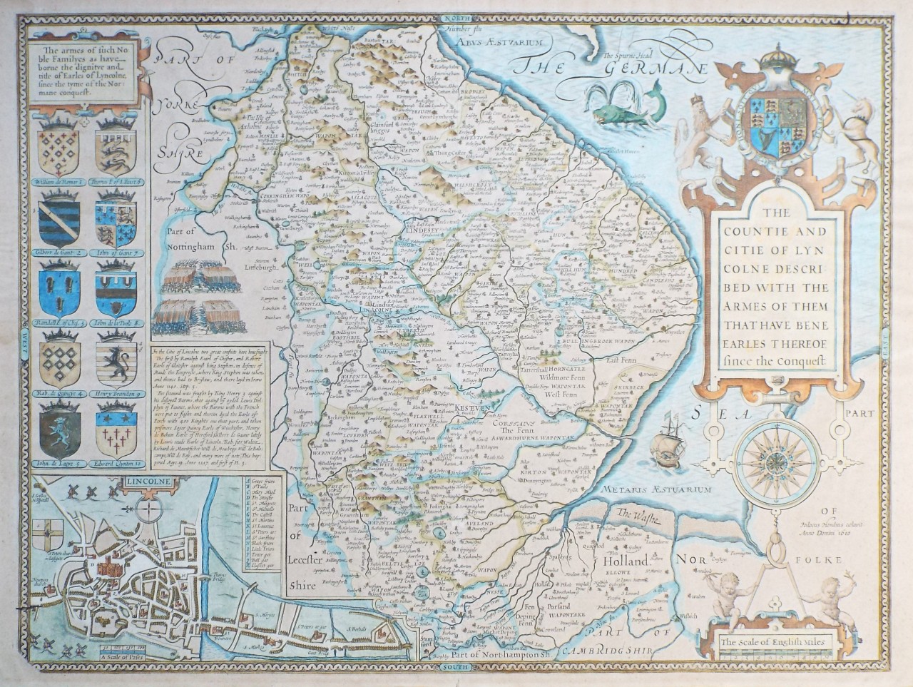 Map of Lincolnshire