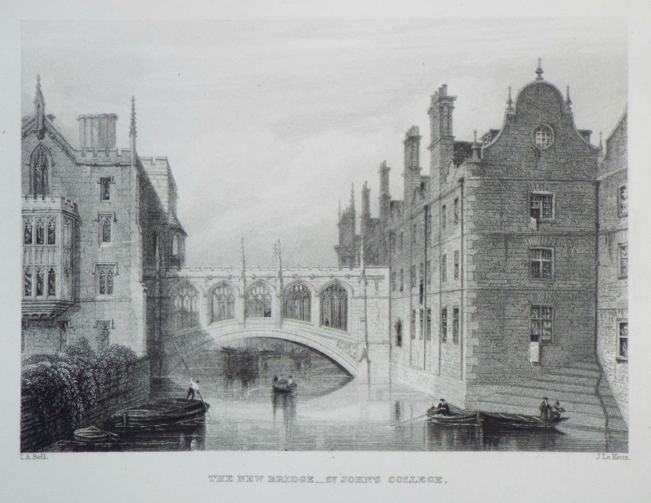 Print - The New Bridge - St. John's College. - Le