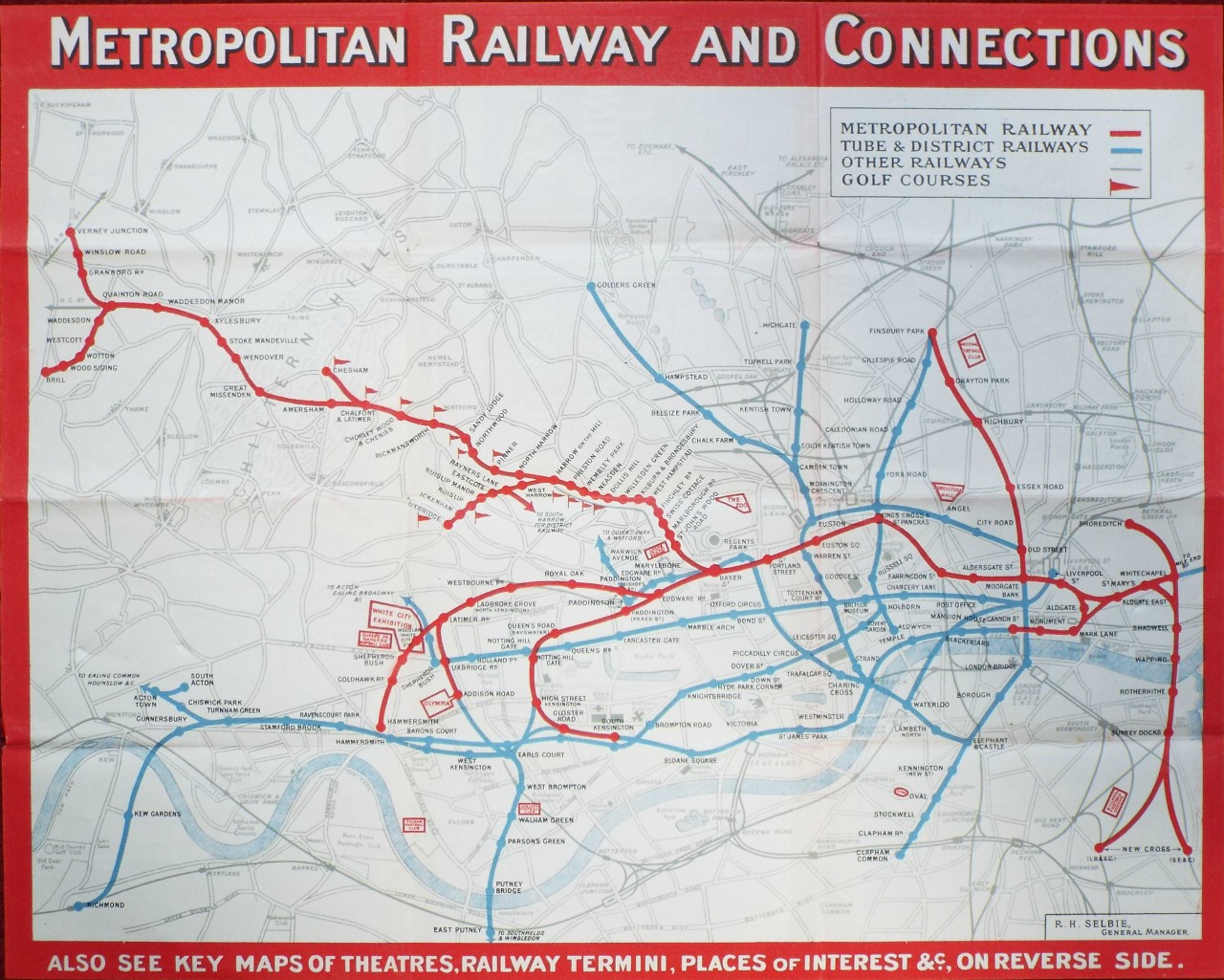 Map of London Underground - London Underground