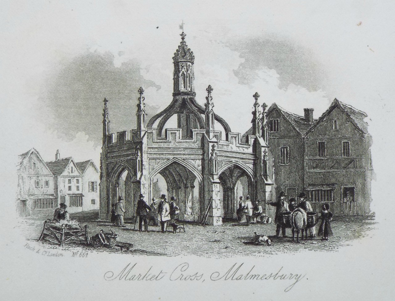 Steel Vignette - Market Cross, Malmesbury. - Rock