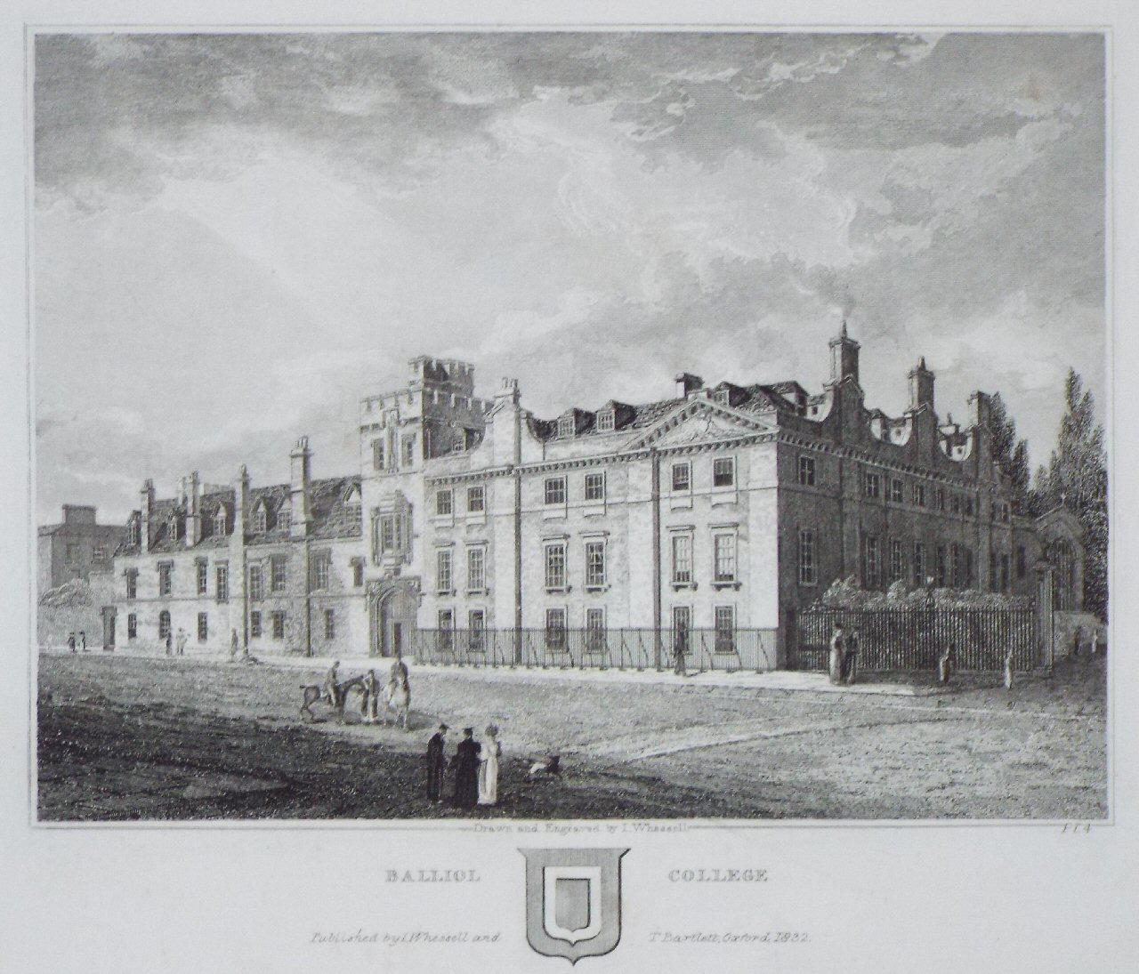 Print - Balliol College. - Whessell