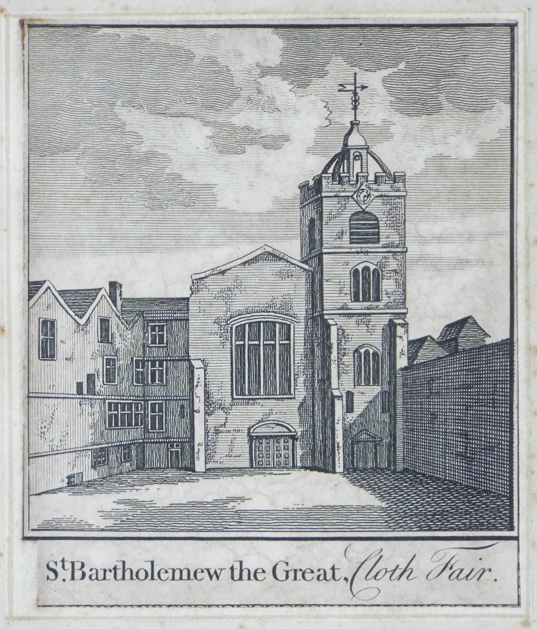 Print - St. Bartholomew the Great, Cloth Fair