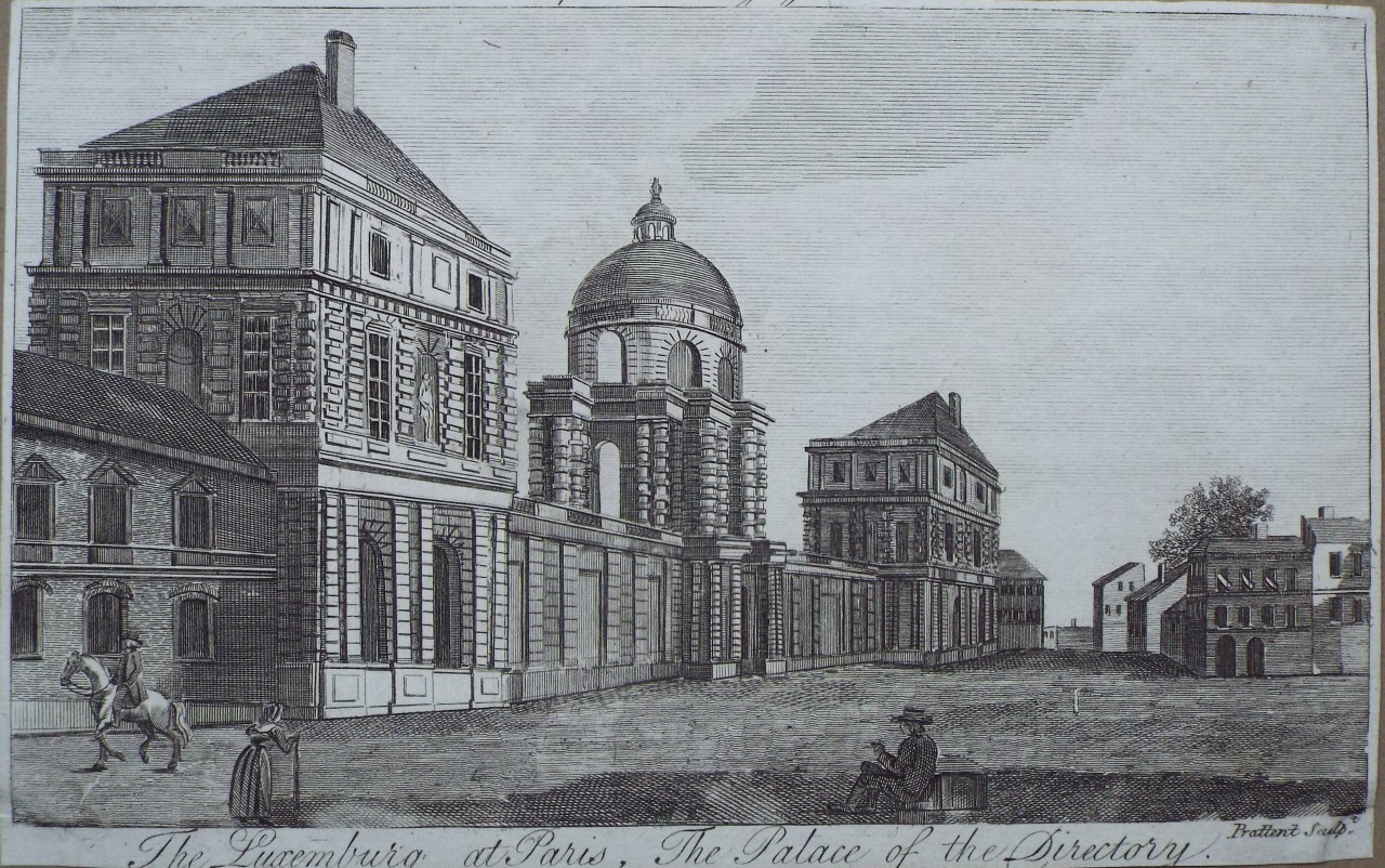 Print - The Luxemburg at Paris, The Palace of the Directory.