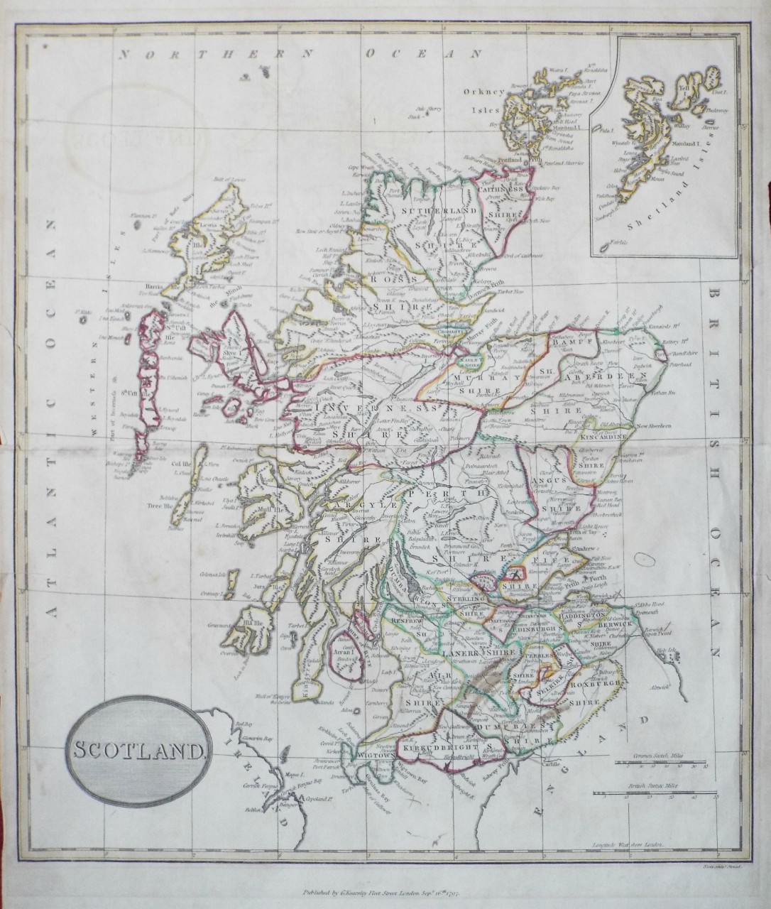 Map of Scotland - Neele