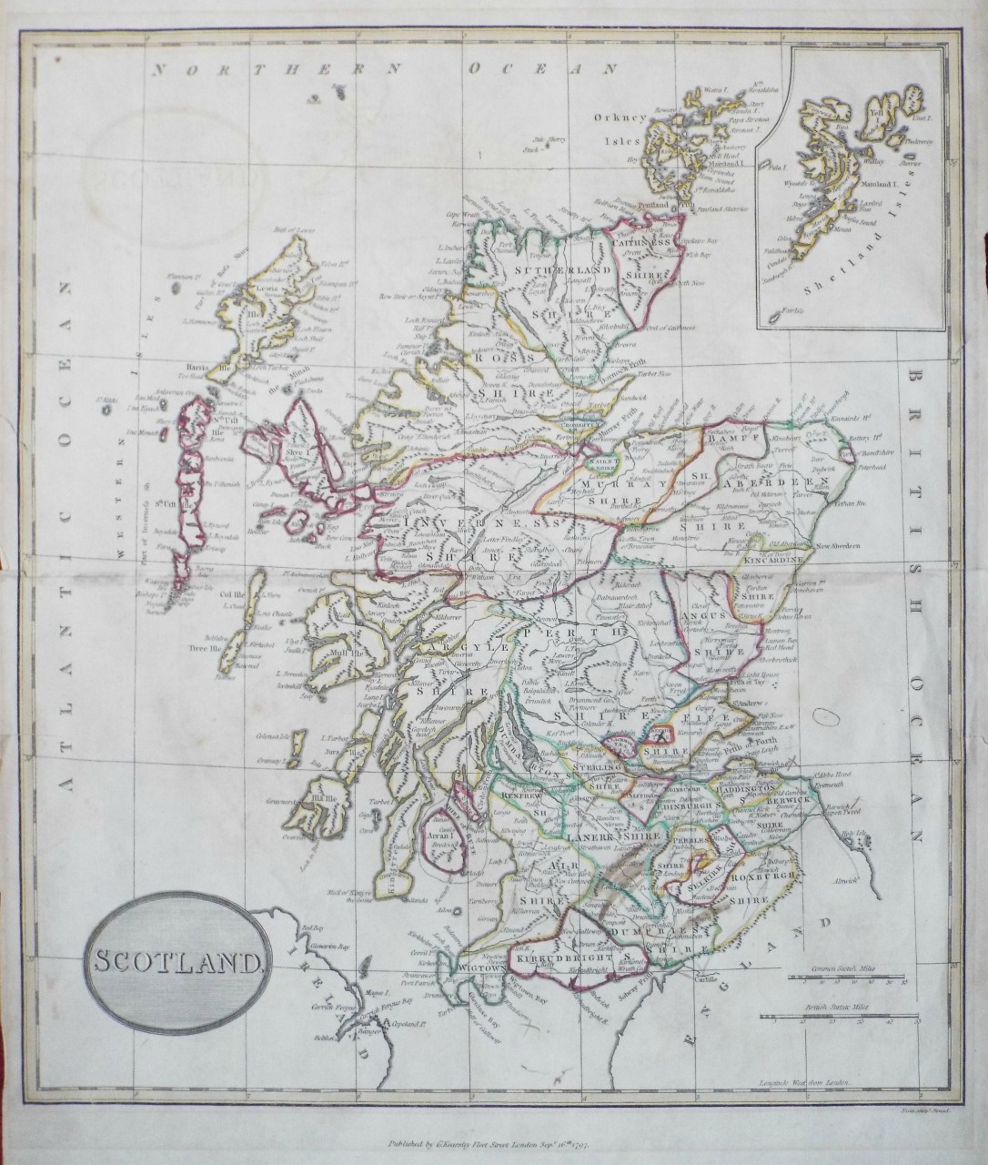 Map of Scotland - Neele