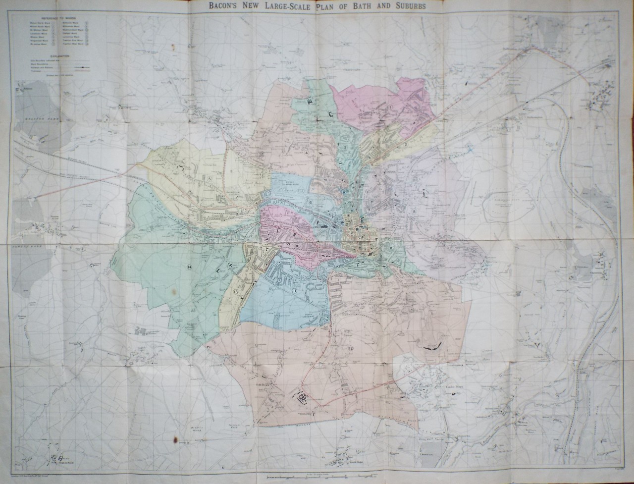 Map of Bath - Bath