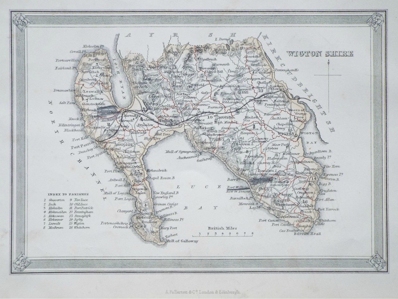 Map of Scotland - Fullarton