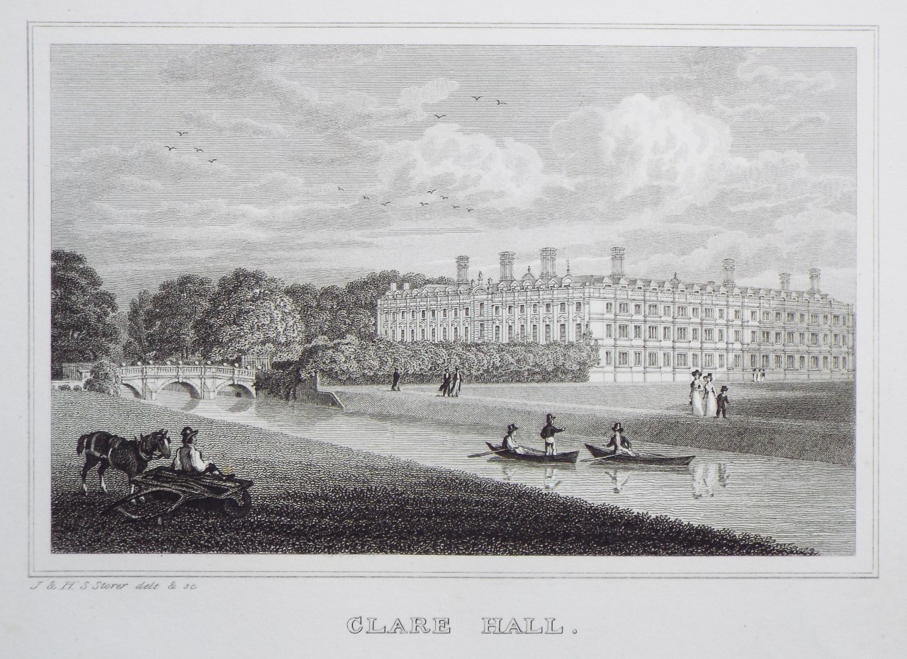 Print - Clare Hall. - Storer