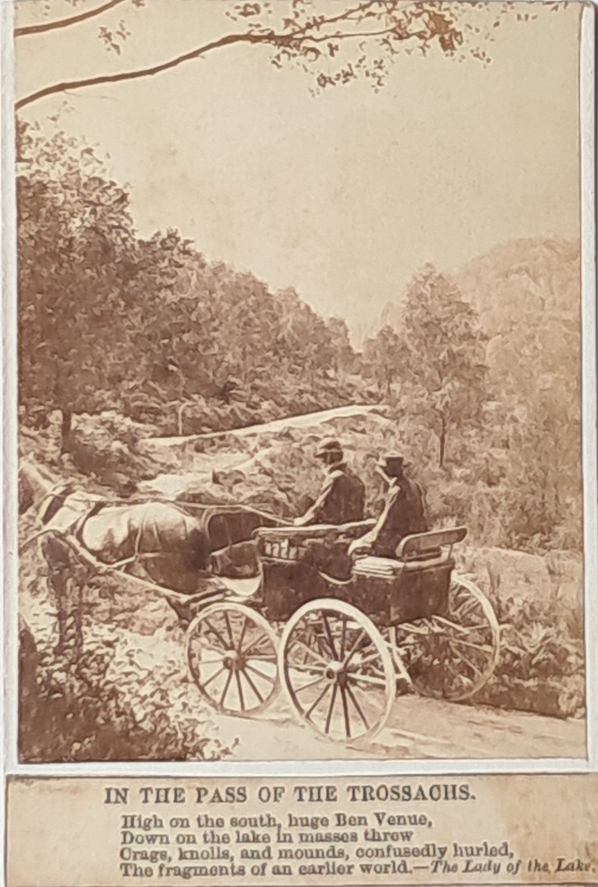Photograph - In the Pass of the Trossachs.