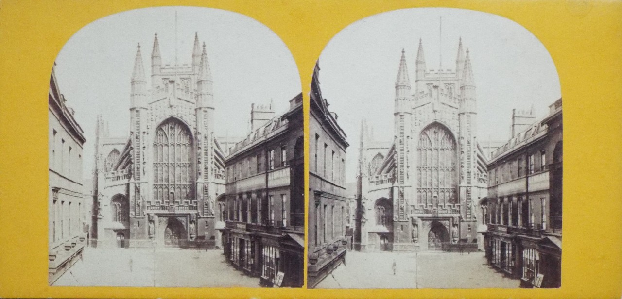 Photograph - Bath Abbey West Front