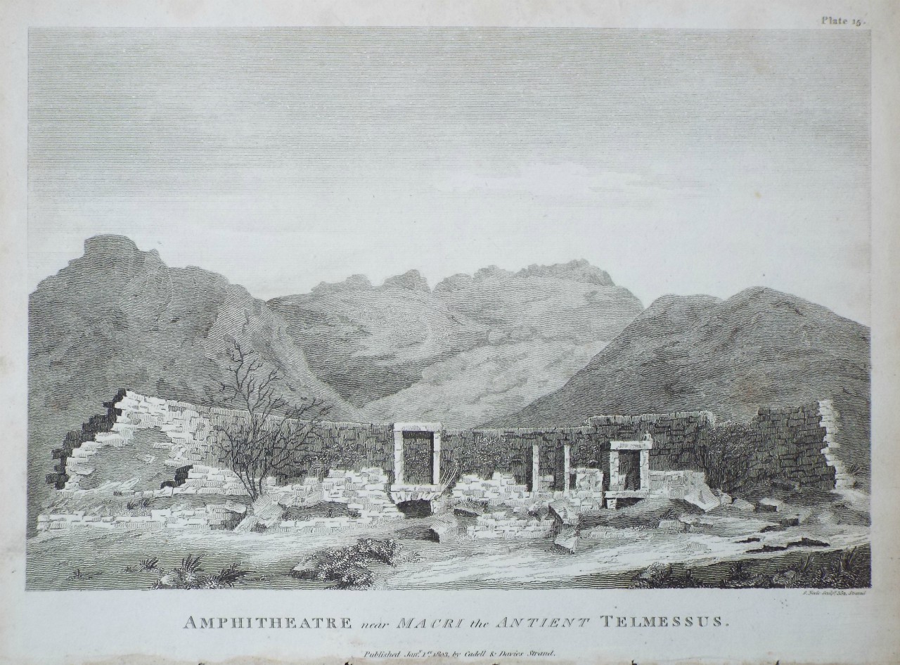 Print - Ampitheatre near Macri the Antient Telmessus. - Neele