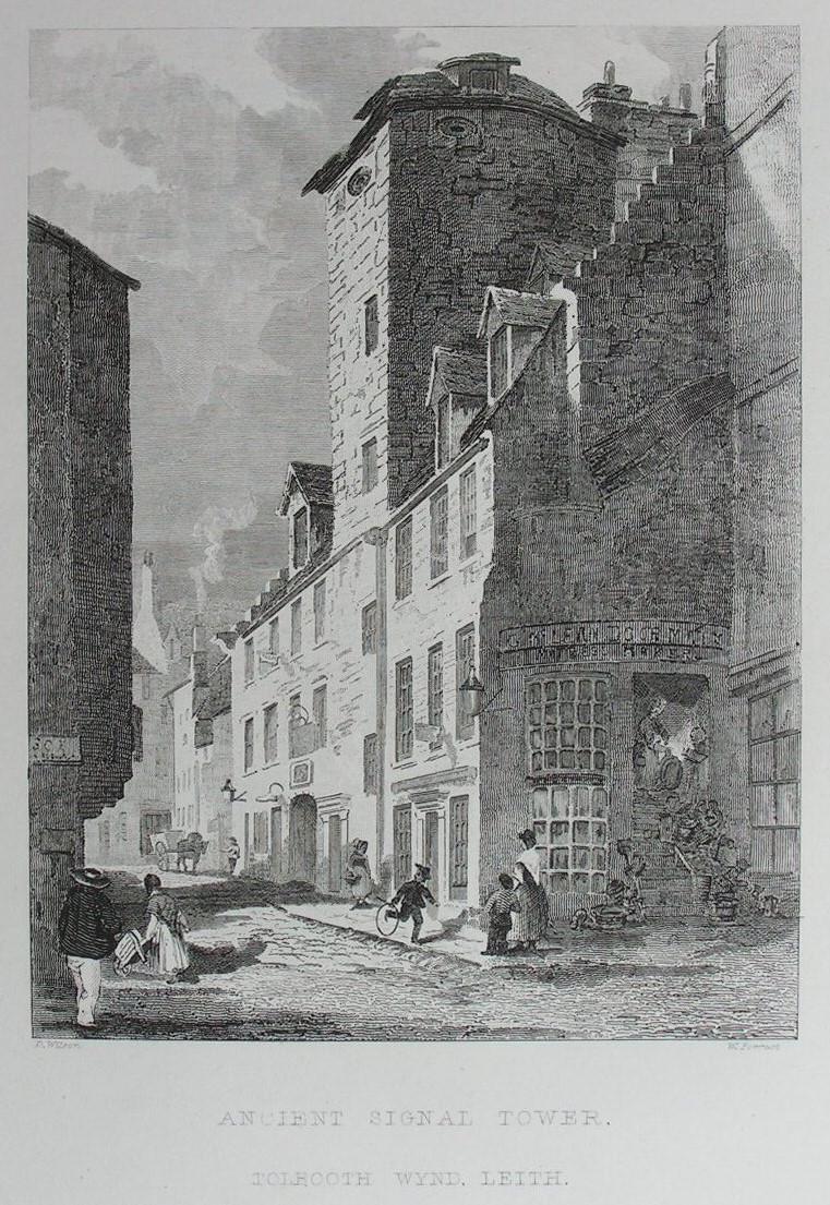 Print - Ancient Signal Tower, Tolbooth Wynd, Leith - Forrest