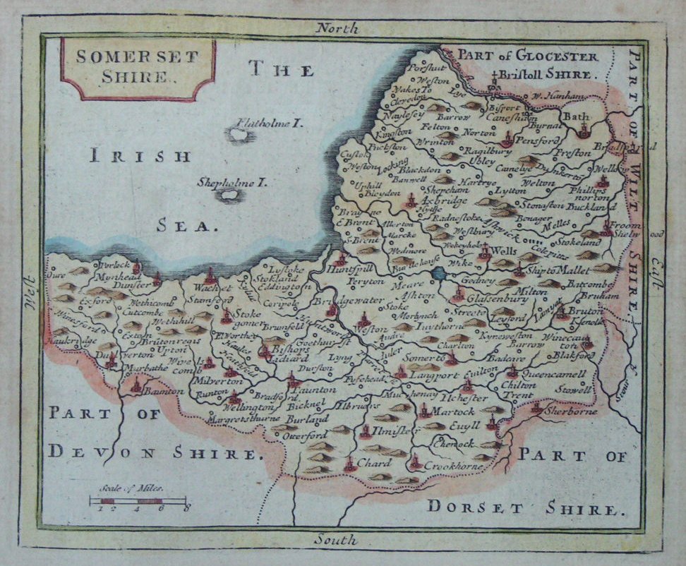 Map of Somerset - Seller-Grose