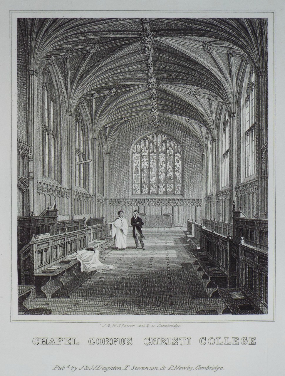 Print - Chapel Corpus Christi College - Storer