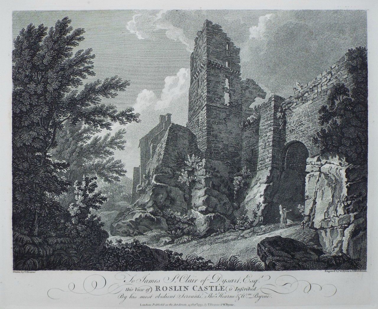 Print - Roslin Castle - Byrne