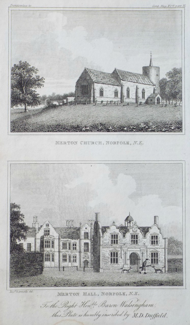 Print - Merton Church, Norfolk, N. E.
Merton Hall, Norfolk, N. E.