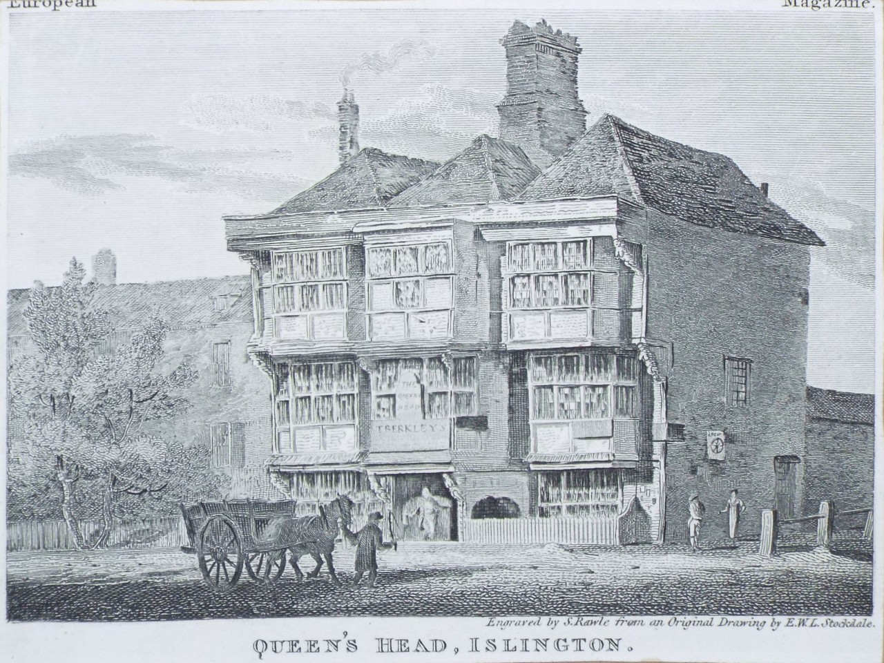 Print - Queen's Head, Islington. - Rawle