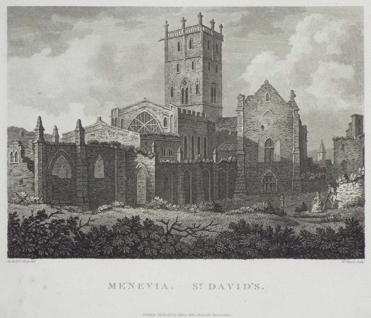 Print - Menevia. St. Davids. - Byrne