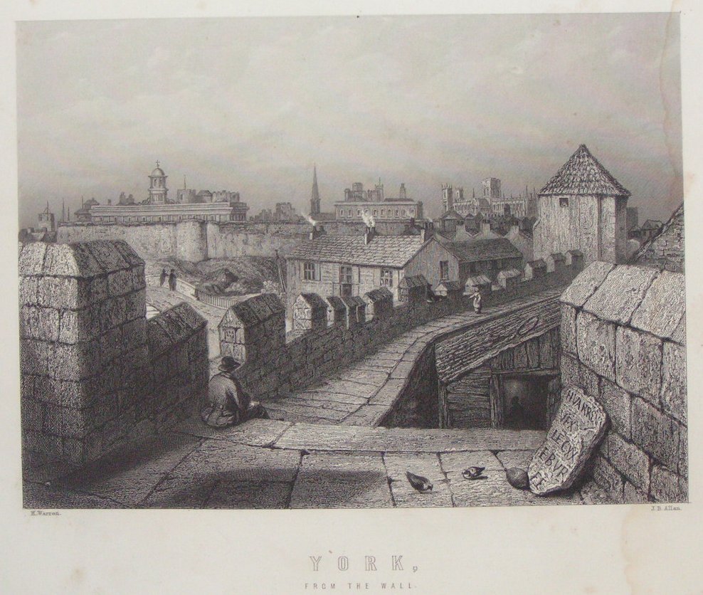Print - York, from the Wall - Allan