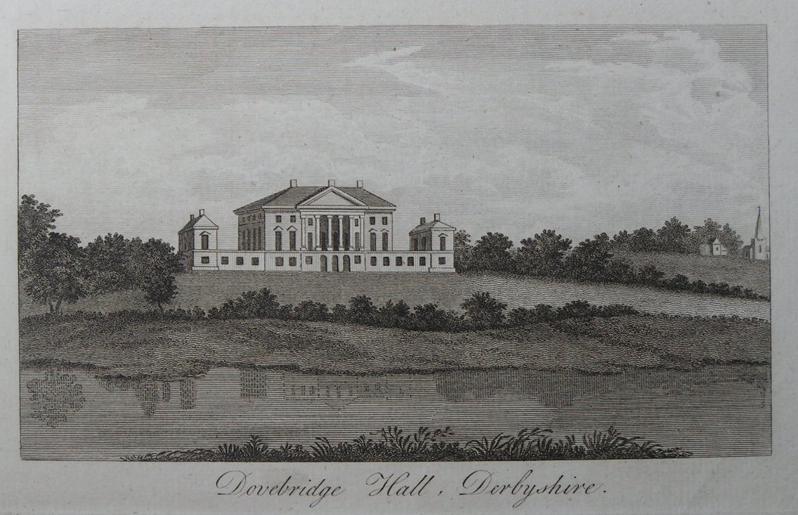 Print - Dovebridge Hall, Derbyshire