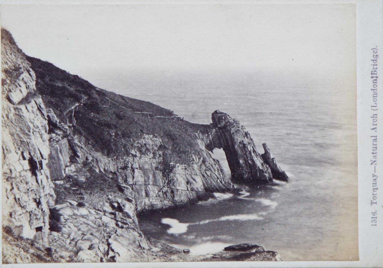 Photograph - Torquay - Natural Arch (London Bridge).