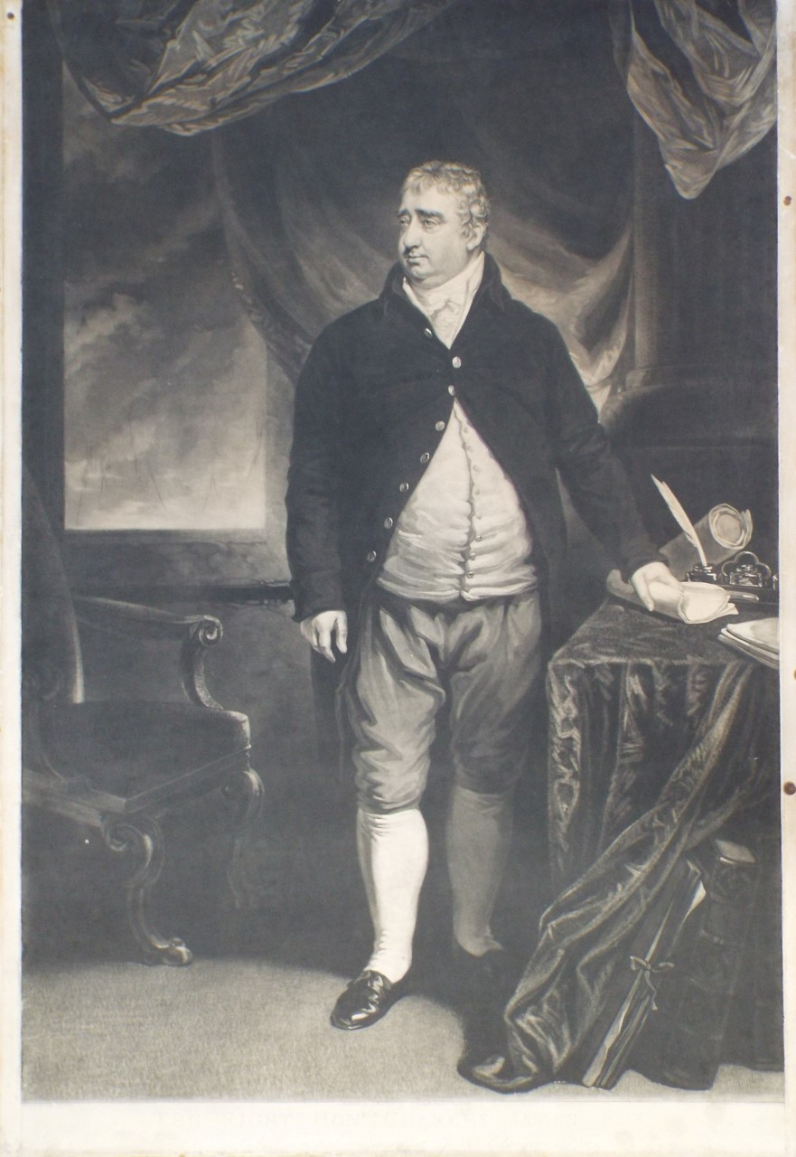 Mezzotint - Charles James Fox - Reynolds