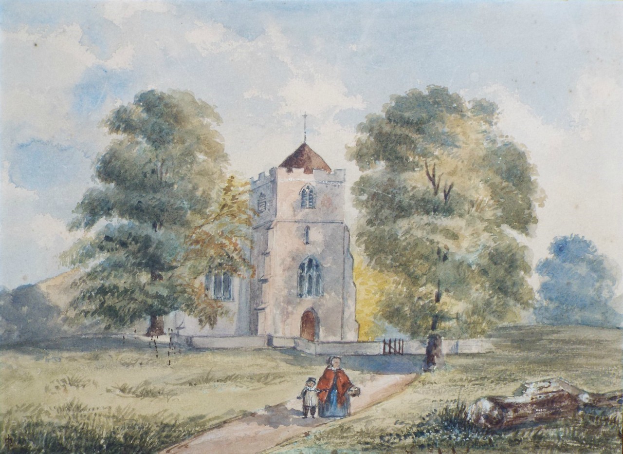 Watercolour - Eastnor Church