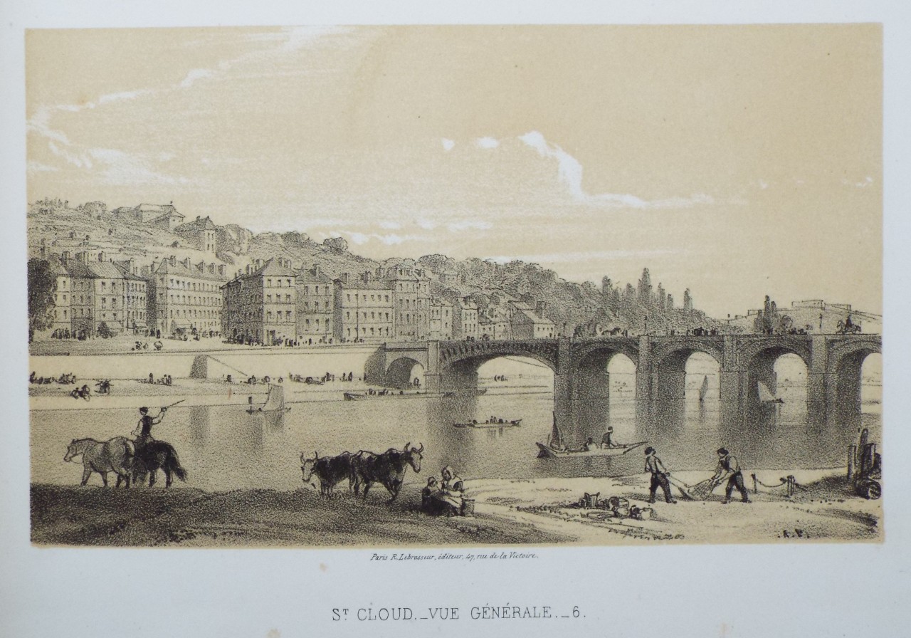 Lithograph - St. Cloud. Vue Generale. - 