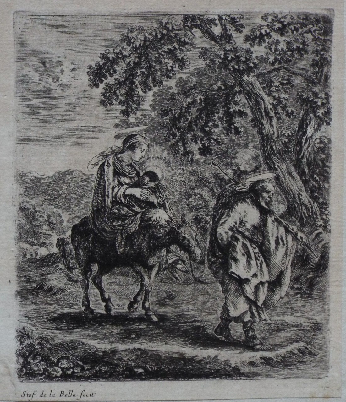 Etching - The Flight into Egypt - Della