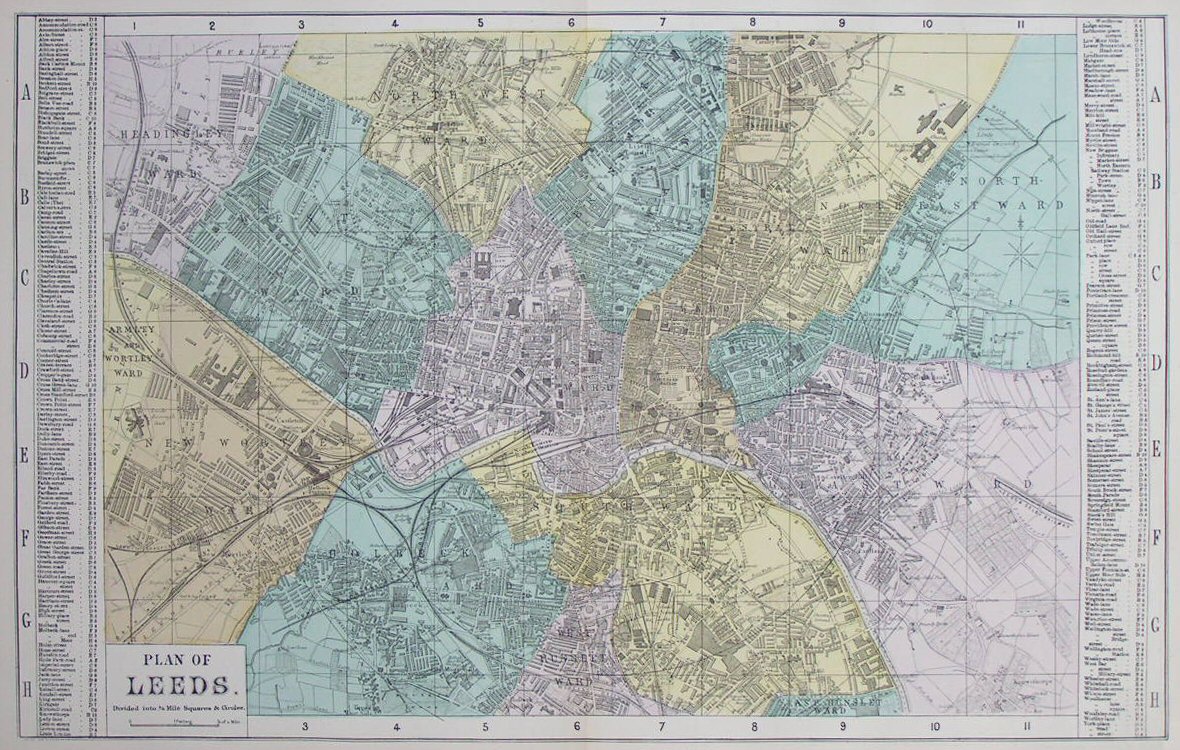 Map of Leeds - Leeds