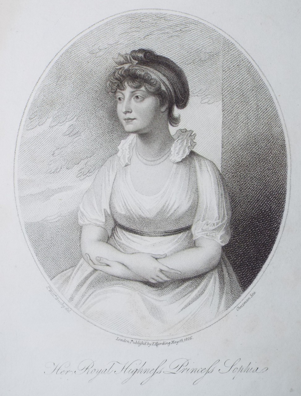 Stipple - Her Royal Highness Princess Sophie. - Cheesman