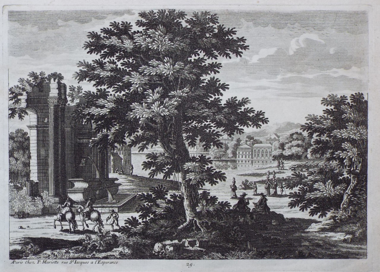 Etching - Mariette landscape 29 - Perelle