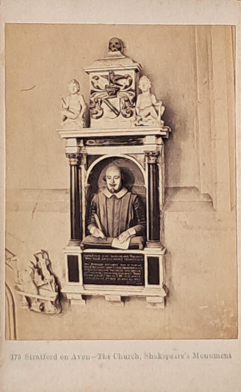 Photograph - Stratford on Avon - The Church, Shakespeare's Monument